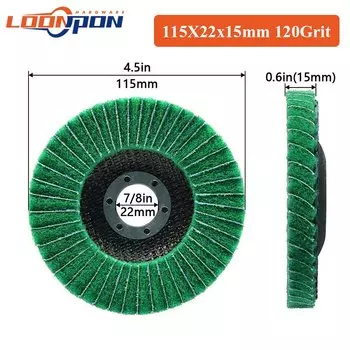 Диск шлифовальный нейлоновый для угловой шлифовальной машины, 4,5 дюйма, 115 мм, 1-10 шт.