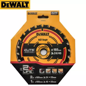 Дисковая пила DEWALT DT10397, 165 мм, 40/24 т
