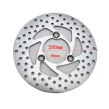 Дисковый тормоз 200 мм об/мин, 3 отверстия, 57 мм, 70 мм, плавающий суппорт ротора мотоцикла, универсальное переднее и заднее колесо для скутеров Yamaha Niu