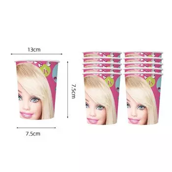 Disney Барби набор посуды для дня рождения