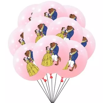 Disney Латексные шары Красавица и Чудовище 12 дюймов