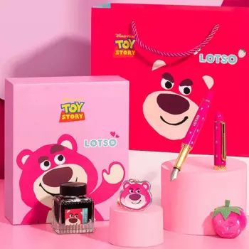 Disney Lotso ручка в подарочной коробке семейный подарок на день рождения для девочек и мальчиков подлинный набор ручек.