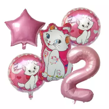Disney Мария Кошка Воздушные Шары 5шт