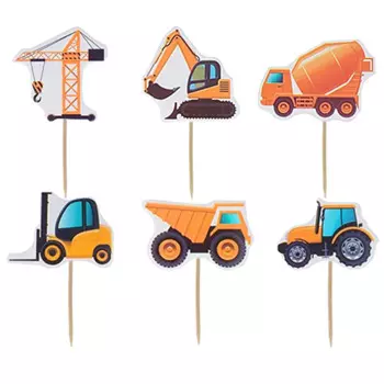 Disney Мультяшные машины и фермы Топперы для капкейков