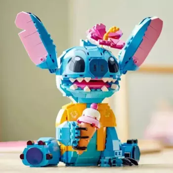 Disney Stitch, 730 шт., совместимые с 43249, мультяшная фигурка, милые строительные блоки для девочек и мальчиков, сборка игрушек, образовательный подарок