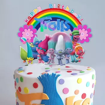 Disney Trolls Акриловый топпер для торта