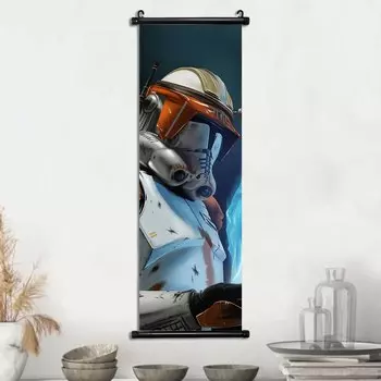 Disney Звездные войны штурмовик фильм обои подвесная краска Анакин Скайуокер Бен Кеноби настенные произведения прокрутки Йода плакат Декор