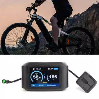 Дисплей 750C Дисплей Ebike Дисплей 3,2 дюйма 5-контактный быстроразъемный женский 5-уровневая яркость для Bafang BBS01/BBS02/