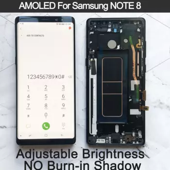 Дисплей AMOLED 6,3 дюйма для SAMSUNG Galaxy NOTE 8, ЖК-дисплей N950, N950F, N950N, дисплей для Note8, сенсорный экран, сменные детали для ремонта