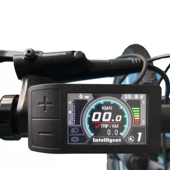 Дисплей для Bafang Ebike для двигателя BBS01 02 HD 500C, цветной дисплей для велосипеда, отслеживание пробега, индикация ошибок, настраиваемые настройки