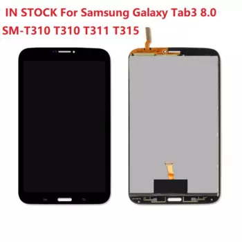 Дисплей для Samsung Galaxy Tab 3 10. 0 T310 T311 SM-T310 T315, ЖК-дисплей, сенсорный экран, дигитайзер, датчики, сборная панель