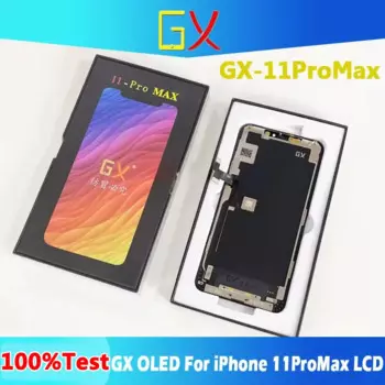 Дисплей GX OLED для iPhone 11Pro Max, ЖК-дисплей с сенсорным экраном и дигитайзером в сборе, протестирован, без битых пикселей, Замена ЖК-дисплея, True tone