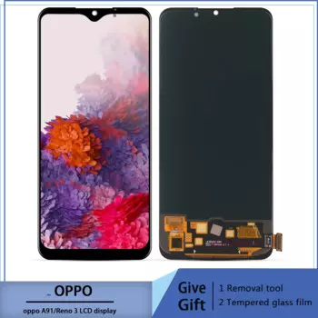 Дисплей Super AMOLED для OPPO, 6,4-дюймовый ЖК-дисплей с сенсорным экраном в сборе, OPPO Reno 3, A91