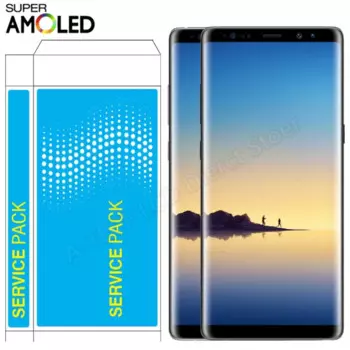 Дисплей Super AMOLED N950F, ЖК-дисплей для Samsung Note 8, сенсорный экран с рамкой в сборе для Samsung Note 8 SM-N950, ЖК-дисплей для ремонта
