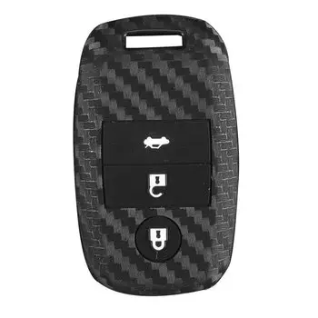 Дистанционный 3 кнопки силиконовый чехол для ключей от машины для Kia K3 K4 K5 Rio Ceed Soul Sportage Sorento Carens Picanto Skin Smart Fob Cover