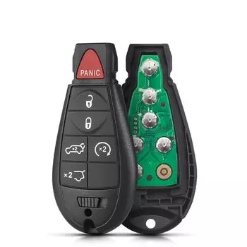 Дистанционный автомобильный ключ Dandkey, 2/3/4/5/6/7 кнопки для Jeep Grand Cherokee 2008 2009 2010 2011 2012 2013 M3N5WY783X 433 МГц, умный брелок
