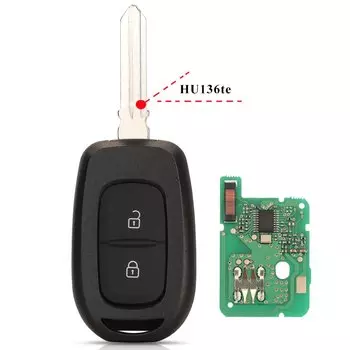 Дистанционный Автомобильный ключ jingyuqin 433 МГц с чипом PCF7961M 4A для Renault Sandero Dacia Logan Lodgy Dokker Duster Trafic Clio4 Master3