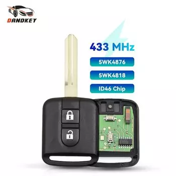 Дистанционный ключ Dandkey для NISSAN Cabstar F24M Navara D40M Micra K12 Note E11 NV200 M20M патруль Y61 Qashqai J10 для Renault Maxity