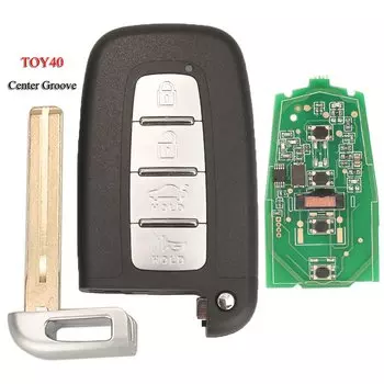 Дистанционный Ключ Jingyuqin 315/433 МГц Для Hyundai I30 IX35 Sonata Genesis Equus Veloster Kia Forte Soul Rio Borrego Sorent...