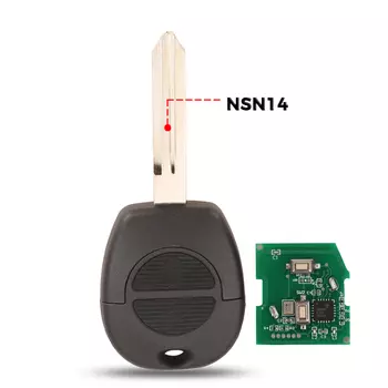 Дистанционный Ключ Jingyuqin 433 МГц Без Чипа 2BT Control Для Nissan Patrol Navara X-Trail Serena Primera Micra Almera - Авто...
