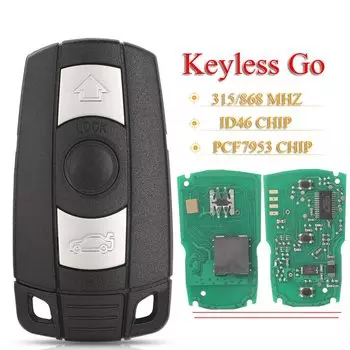 Дистанционный Ключ Jingyuqin Для BMW 3/5 Серии, 315/868 МГц