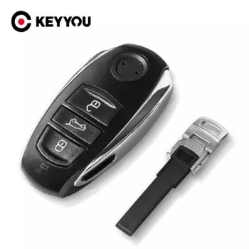 Дистанционный умный ключ KEYYOU 5x для VW Volkswagen Touareg 2010-2018, брелок для автомобиля, 3 кнопки