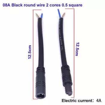 DIVEDEER 08A Водонепроницаемый авиационный разъем 2Pin