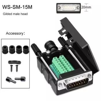 DIVEDEER Soldering-free DB15 Connector