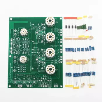 DIY 6V6 ламповый двухтактный стерео Hi-Fi домашний аудио усилитель мощности комплект на схеме AN EL84 Amp