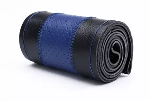 DIY Кожаная оплетка на руль рулевого колеса из мягкой натуральной кожи рулевое колесо крышка 38 см рулевого колеса автомобиля крышки с иглы и нитки