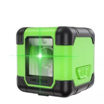 Diy Mini Huepar A011G лазерный уровень 2 линии зеленый луч Высокая точность с ручным режимом