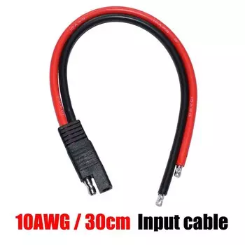 DIY SAE кабель с одной головкой SAE односторонний удлинительный кабель 18AWG 14AWG 12AWG 10AWG 15 см 30 см для автомобильной солнечной панели