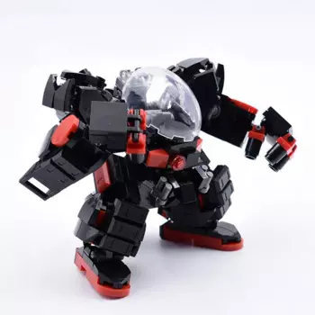 DIY сборные модельные наборы, модель STEM MOC Mecha, мелкие строительные блоки, игрушка с высоким уровнем снижения