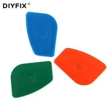 DIYFIX 5 шт. инструмент для открытия сотового телефона, удобная карточка для iPhone, Samsung, Sony, ЖК-экран, задний корпус, разборка батареи, ручной инструмент
