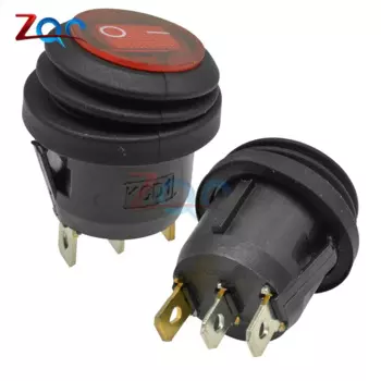 diymore 20 мм 3-х контактный герметичный выключатель KCD1