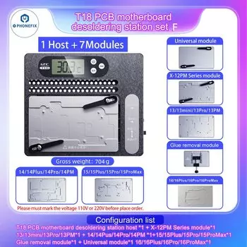 DIYPHONE Станция предварительного нагрева i2C T18 для iPhone X-15PM