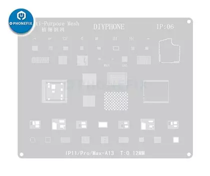 DIYPHONE Трафареты для реболлинга BGA для iPhone