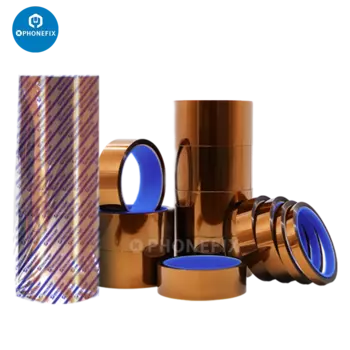 Лента Kapton 35 м, полиимидная клейкая изоляционная лента для теплоизоляции, клейкая лента шириной 2-35 мм, не оставляет следов для пайки и ремонта процессора