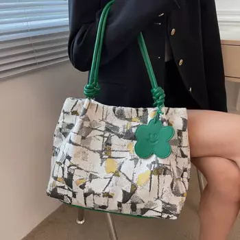 Дизайнерская брендовая Роскошная Холщовая сумка-тоут VeryMe для женщин 2022 тканевая дорожная сумка-шоппер модная большая сумочка сумка женская