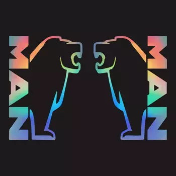 Дизайнерский стиль льва, используемый для украшения грузовика MAN, царапины, водонепроницаемые наклейки, 15*10 см