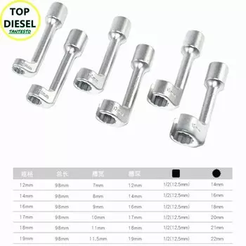 Дизельный грузовик, автомобильный двигатель, насос для ремонта труб, удаление труб, установка, гаечный ключ, инструменты 12-22 мм