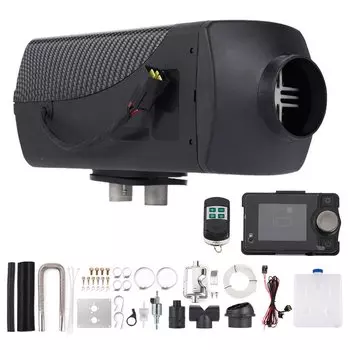 Дизельный нагреватель 2/5/8 кВт, приложение Bluetooth и пульт дистанционного управления с автоматической регулировкой высоты, воздушный нагреватель 12 В и 24 В для прицепа на колесах, кемпера