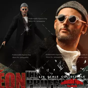 DJ-CUSTOM DJ-16001 1/6 Мужская Solider Humored Killer Jean Reno 12 ''фигурка кукла с оружием две головы скульптурные зеленые растения