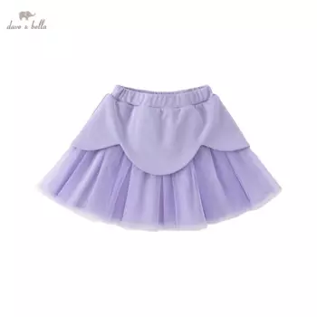 DK1234815, демисезонная модная однотонная Короткая юбка для девочек, повседневная короткая юбка