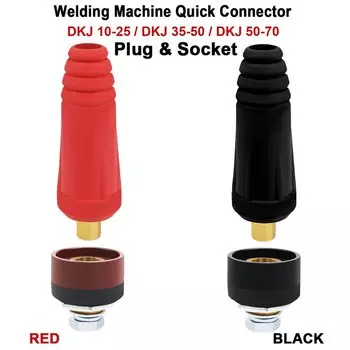 DKJ сварочный кабельный разъем евро 10-25/35-50/50-70