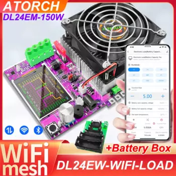 ATORCH DL24EW 150 Вт Тестер нагрузки аккумулятора
