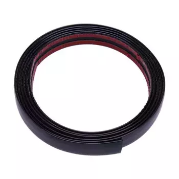 Длина 2 м ширина 1,8 см универсальная черная плоская Гибкая накладка на крышу автомобиля молдинговая полоса ПВХ
