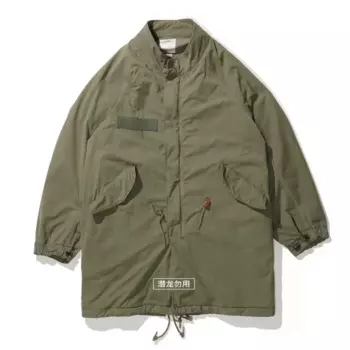 Длинная ветровка первого поколения с грязевым окрашиванием VISVIM WMV 18SS SIX-FIVEFISHTAILPARKA m51