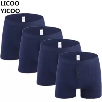 Длинное нижнее белье, мужские боксеры, мужские трусы-шорты из хлопка, шорты, трусы nkd calzoncillos hombre, трусы-боксеры