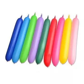 Длинные красные шары SMILY CLUB 10 шт.